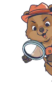 Sunny the Quokka mascot holding a magnifying glass, representing the search for secret fun and the unlocking of exclusive VIP rewards with Sunny Link™ souvenir apparel.